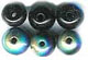 Half Rainbow Glass Beads - click here for large view